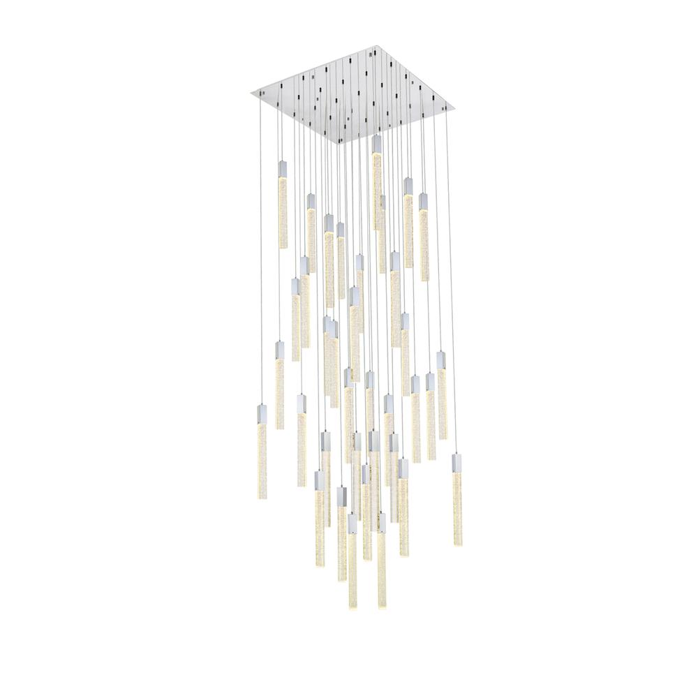Weston 36 lights pendant in chrome. Picture 2