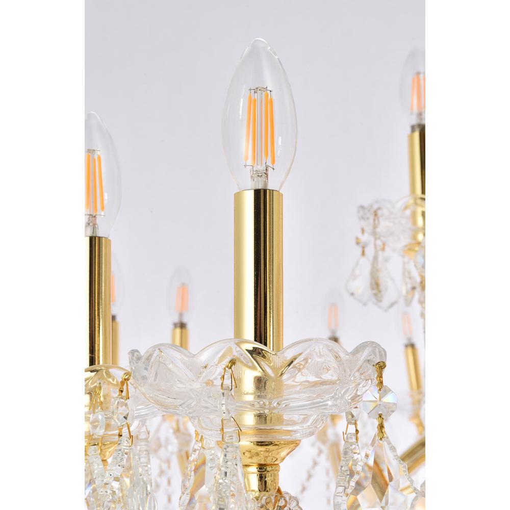 Maria Theresa 49 light Gold Chandelier Clear Royal Cut Crystal. Picture 4