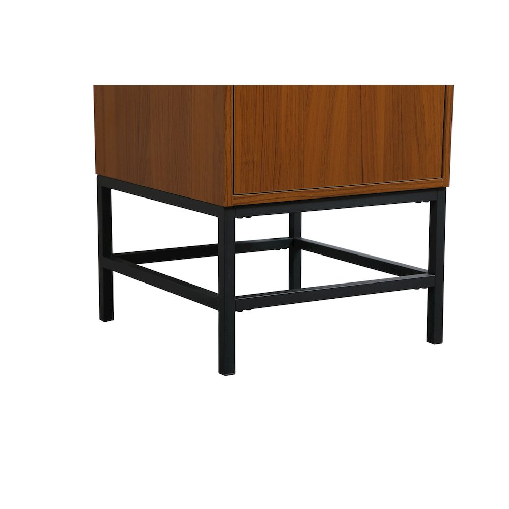 18 Inch Single Bathroom Vanity In Teak. Picture 14