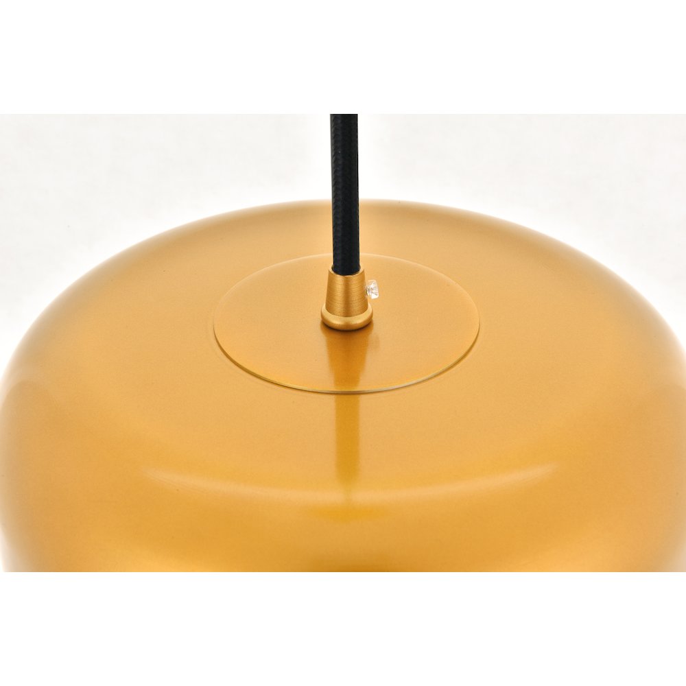 Etude 1 Light Satin Gold Pendant. Picture 11