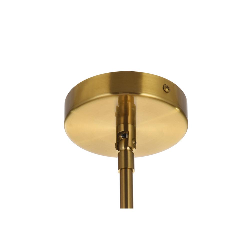Sienna 46 inch crystal rod pendant in gold. Picture 8