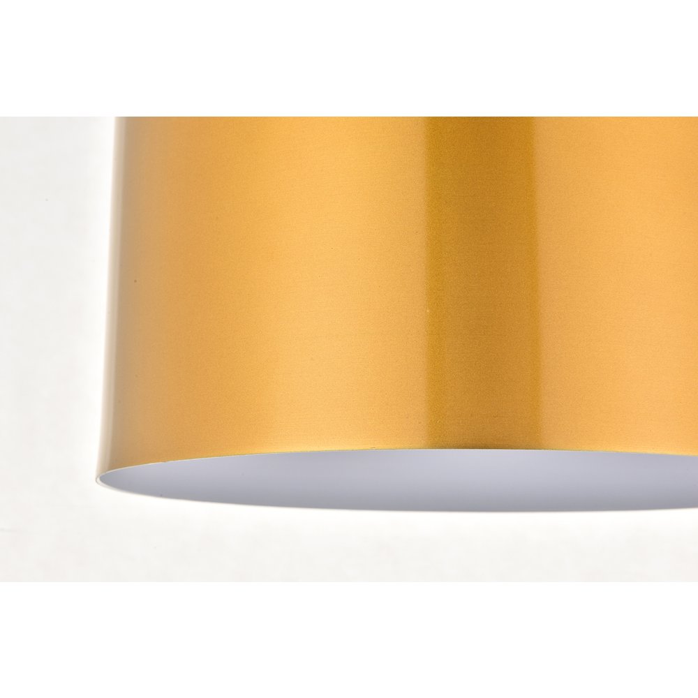 Etude 1 Light Satin Gold Pendant. Picture 10
