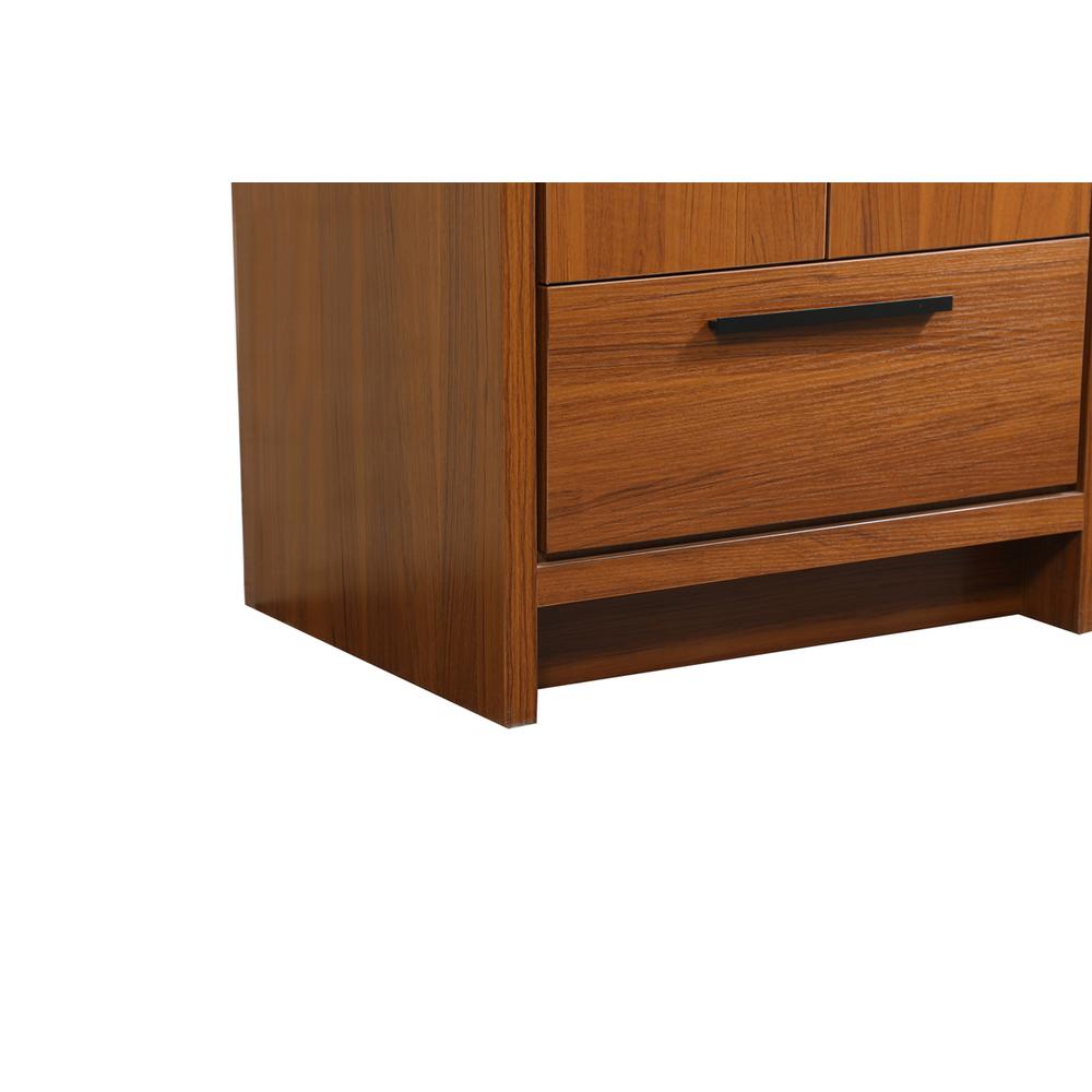 24 inch Single bathroom vanity in Teak. Picture 13