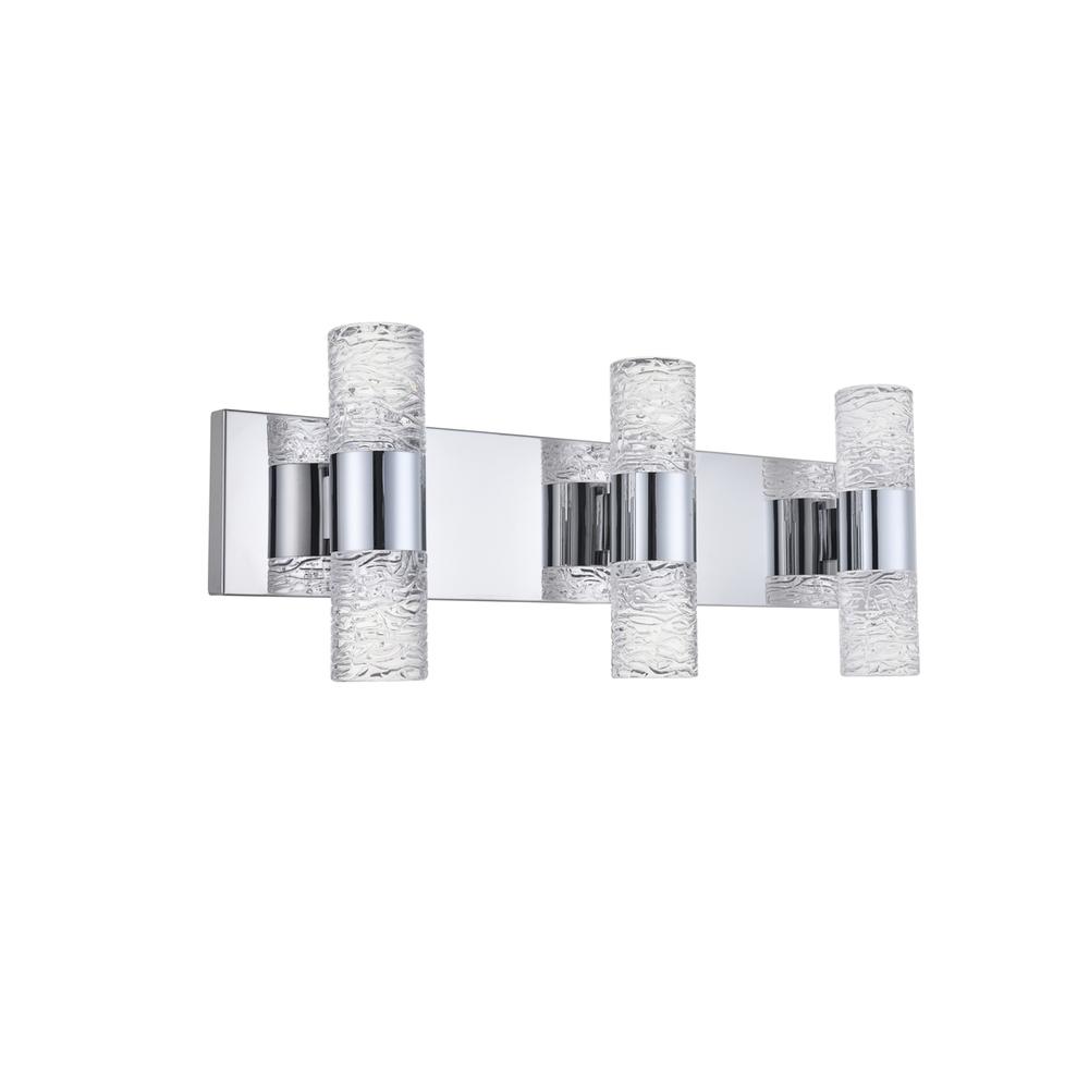 Vega 6 light Chrome LED Wall Sconce. Picture 4
