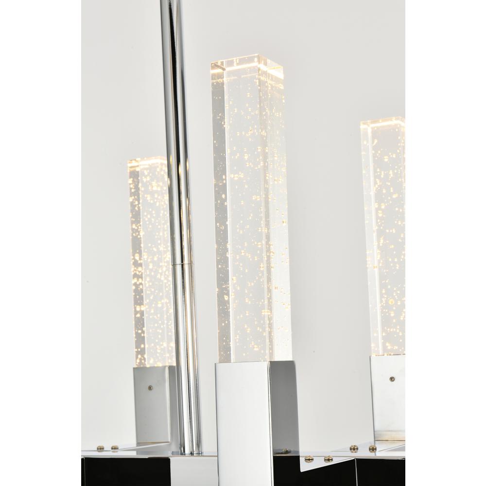 Noemi 42 inch Adjustable LED Pendant in Chrome. Picture 7