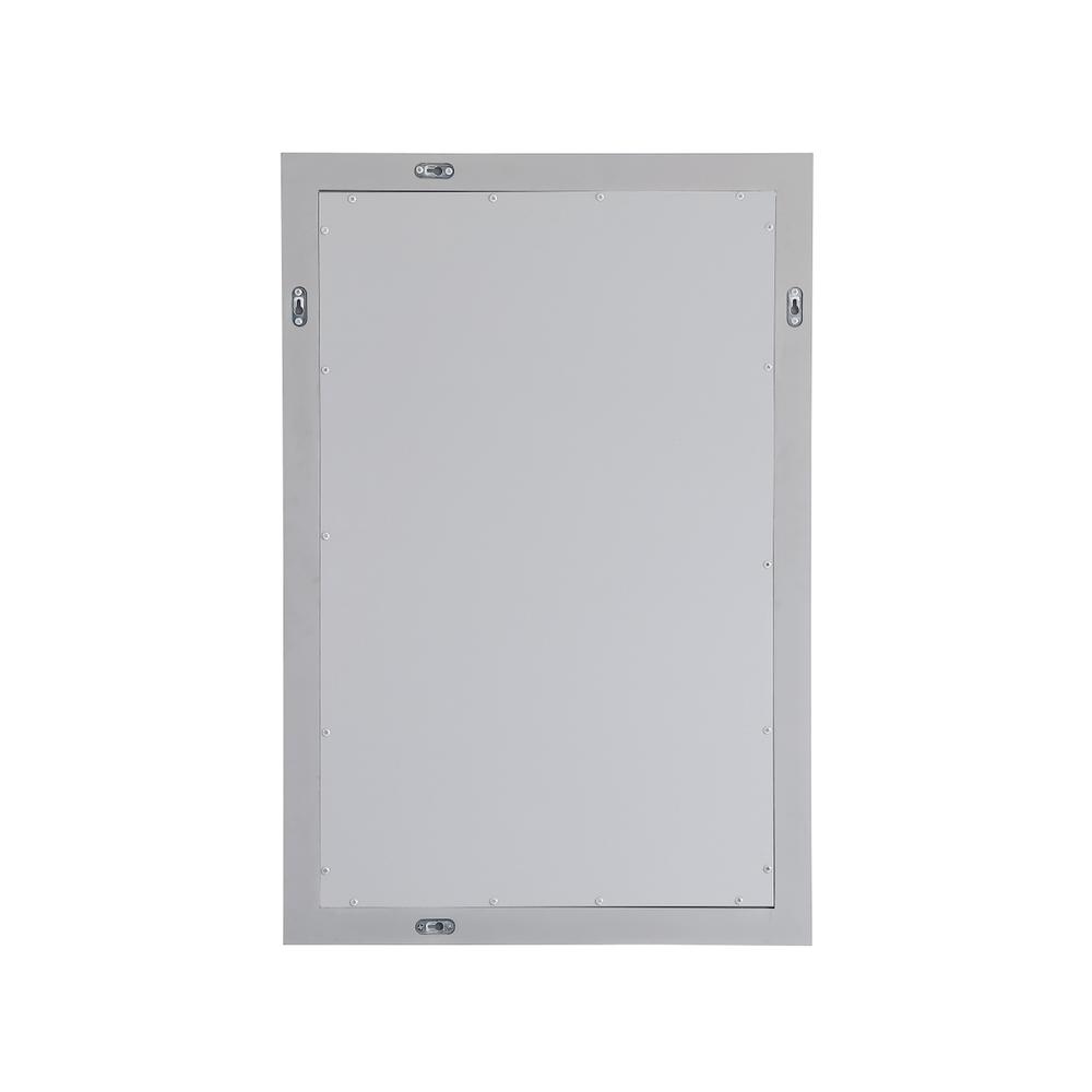 Aqua rectangle vanity mirror 24 inch in Grey. Picture 8