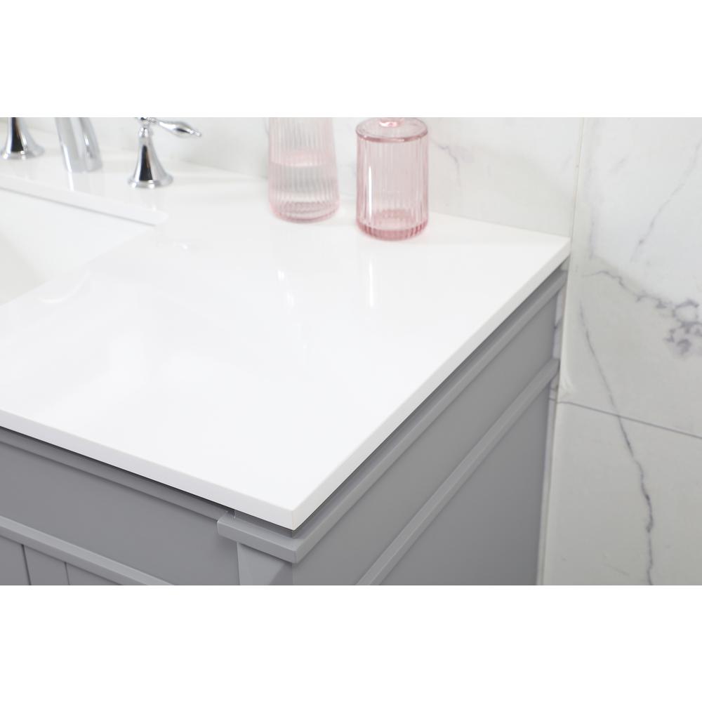 48 inch Single bathroom vanity in grey. Picture 5