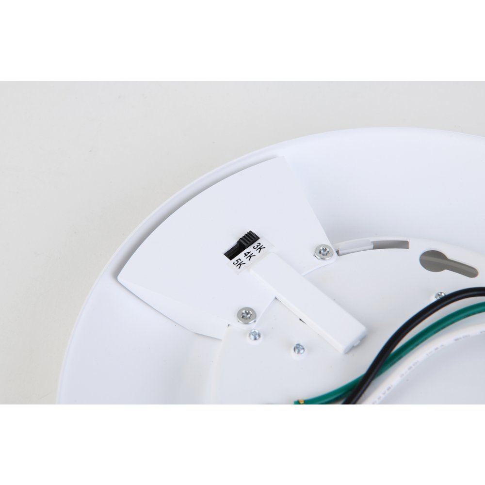 5 Inch 3000K-5000K Selectable 10W 600 Lumens Disk Light In White Pack Of 4. Picture 4