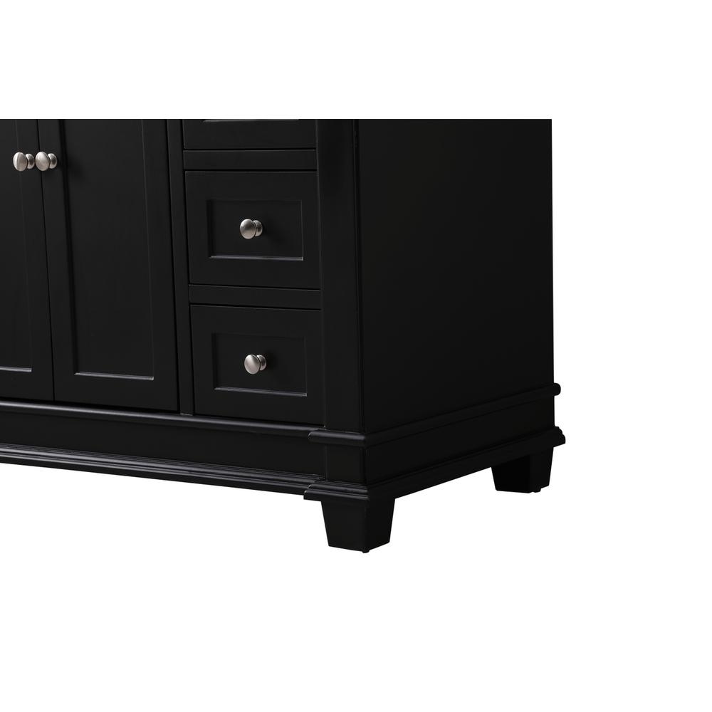 48 inch Single bathroom vanity set in black. Picture 13