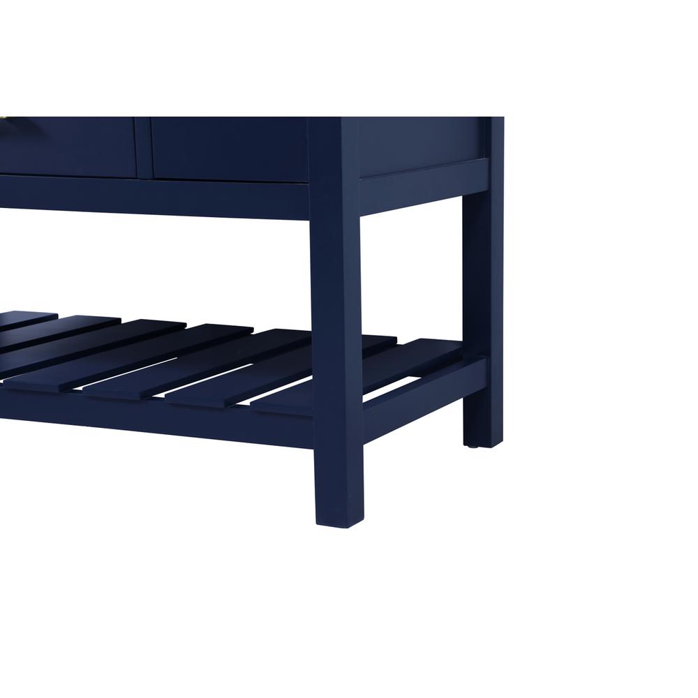 48 inch Single bathroom vanity in blue. Picture 13