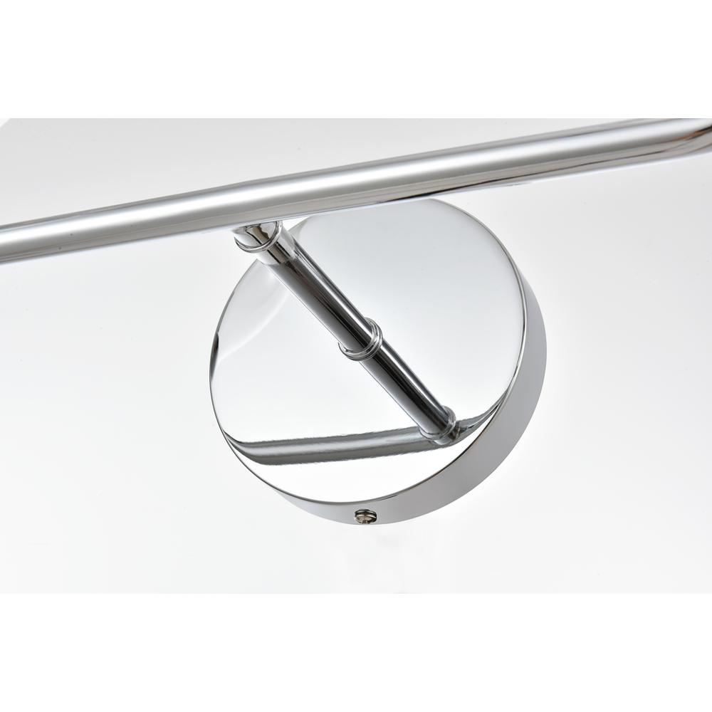 Genesis 4 light Chrome and Clear Bath Sconce. Picture 5