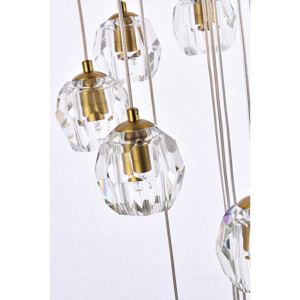 Eren 18 lights Gold pendant. Picture 4