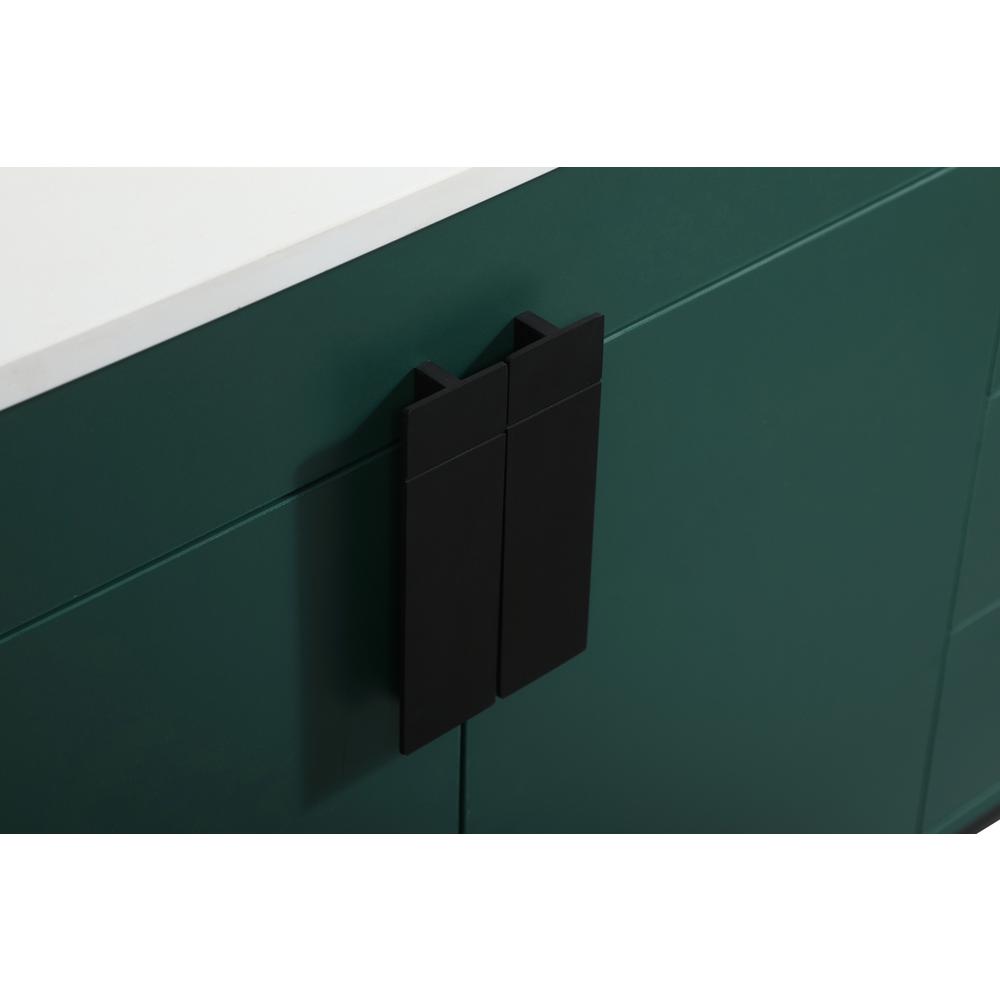 42 inch Single bathroom vanity in green. Picture 12