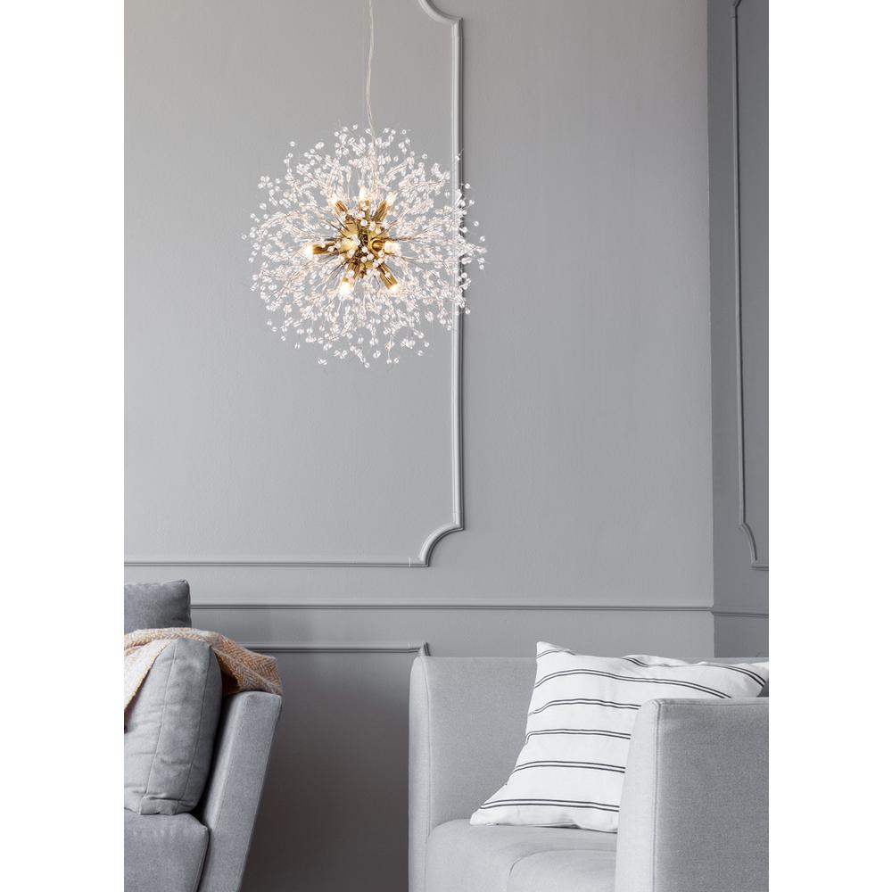 Solace 9 lights Gold pendant. Picture 7