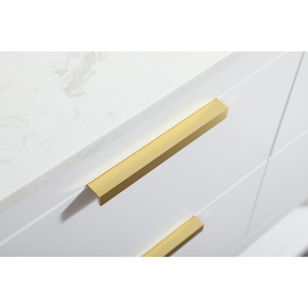 36 inch Single bathroom vanity in white. Picture 12