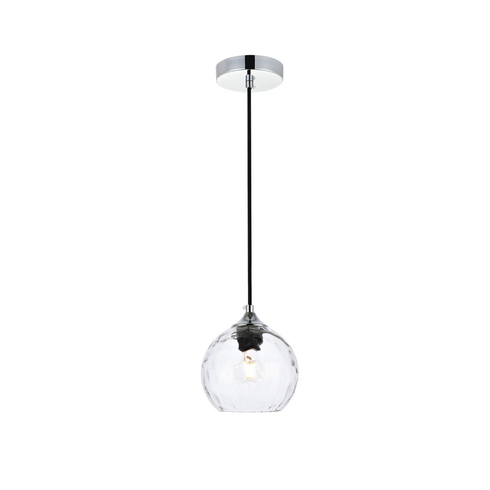 Cashel 6 inch chrome pendant. Picture 1