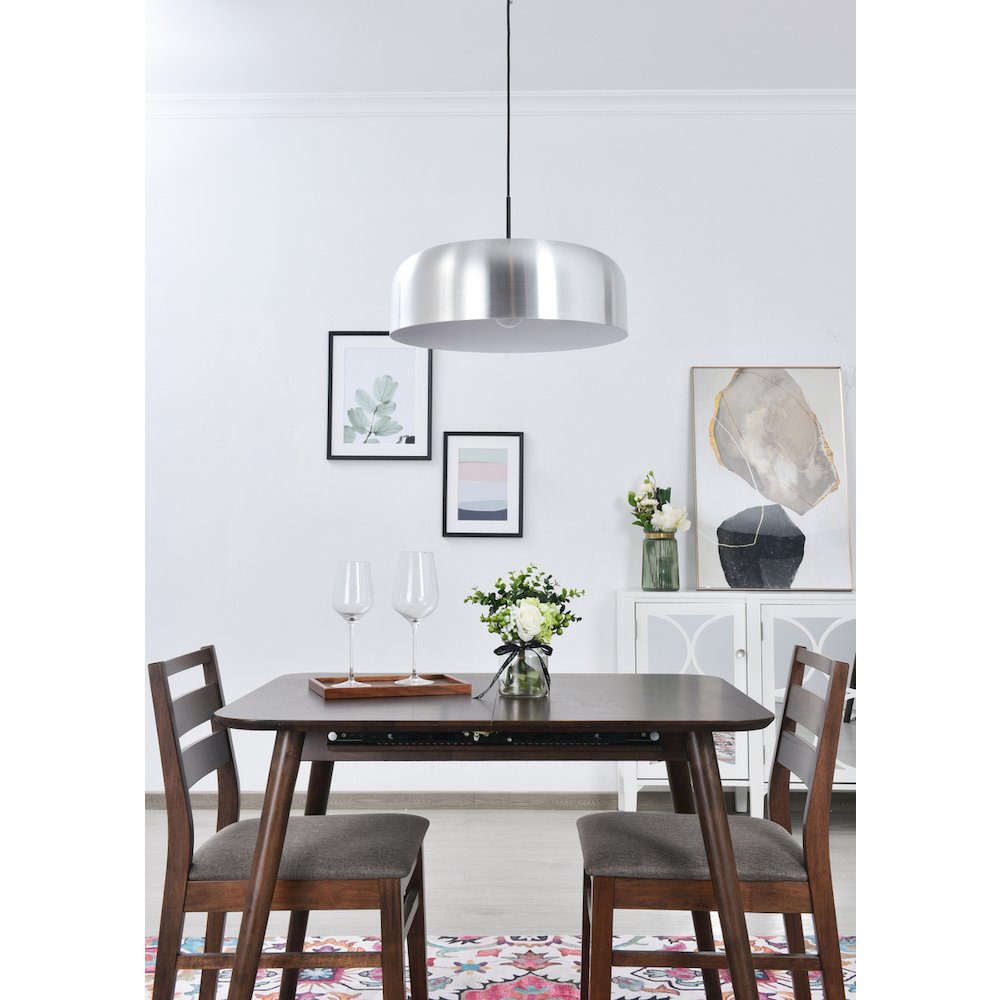 Etude 1 Light Brushed Nickel Pendant. Picture 13