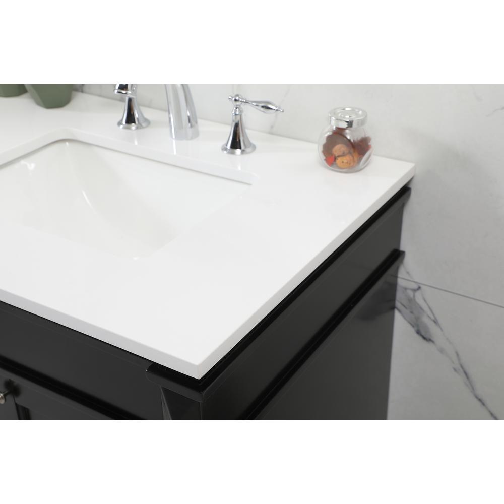 72 inch double bathroom vanity in black. Picture 5