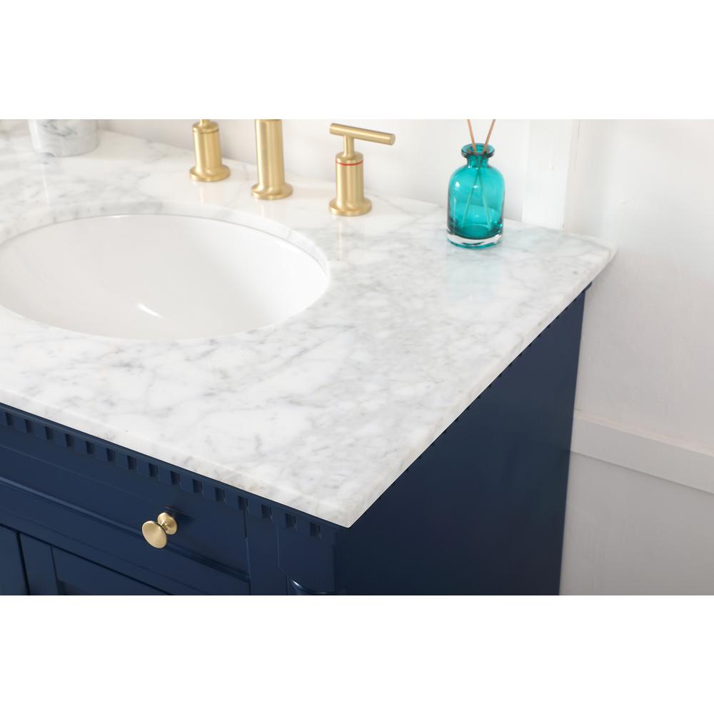 72 inch double bathroom vanity in Blue. Picture 5