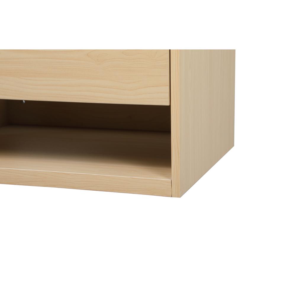 24 inch Single bathroom vanity in maple. Picture 13