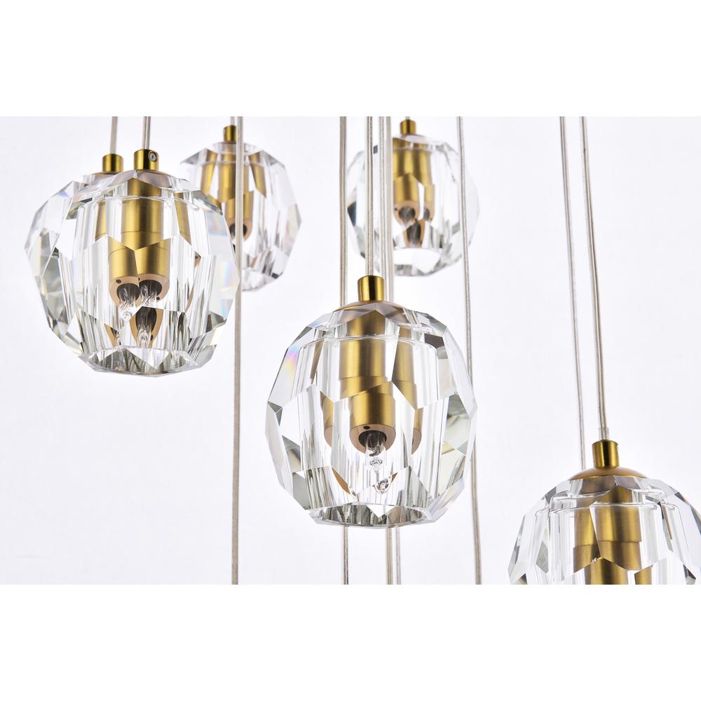 Eren 18 lights Gold pendant. Picture 5