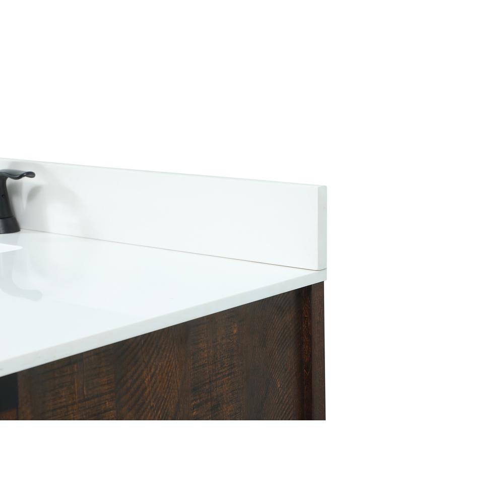 48 inch Single bathroom vanity in expresso with backsplash. Picture 11