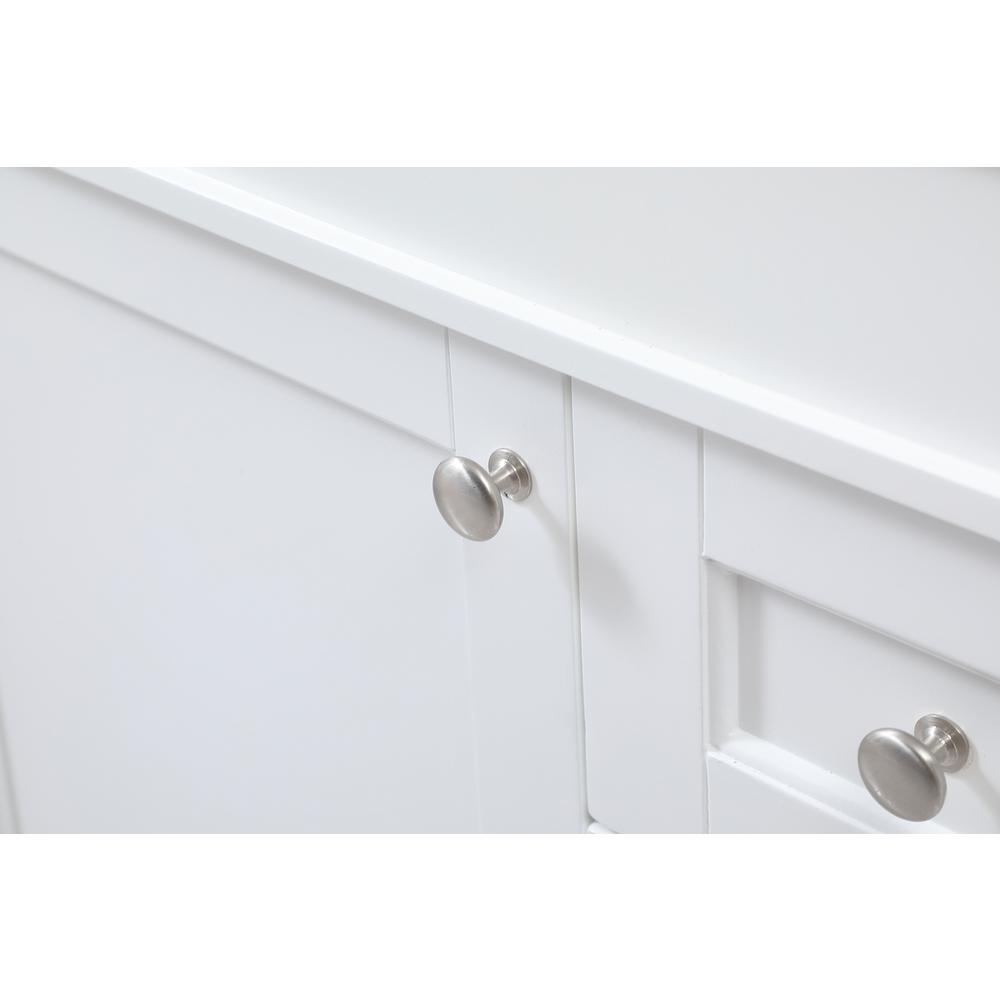 32 inch Single bathroom vanity in white with backsplash. Picture 12