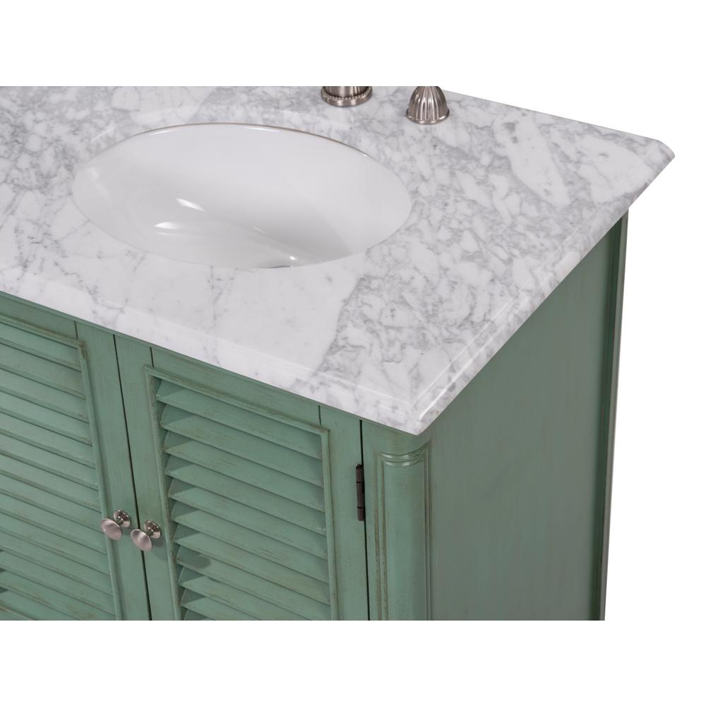 30 In.Single Bathroom Vanity Set In Vintage Mint. Picture 6