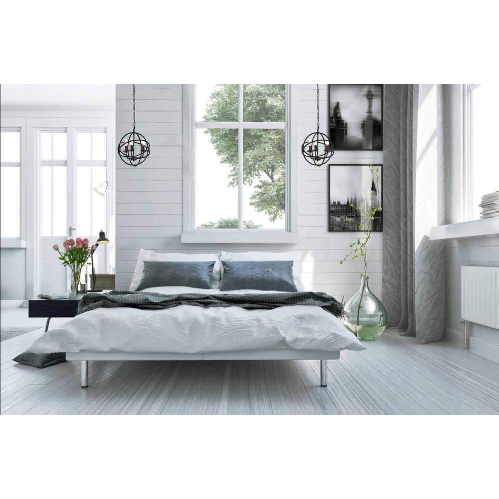 Octavia Collection Pendant D14 H15 Lt:3 Dark brown Finish. Picture 7