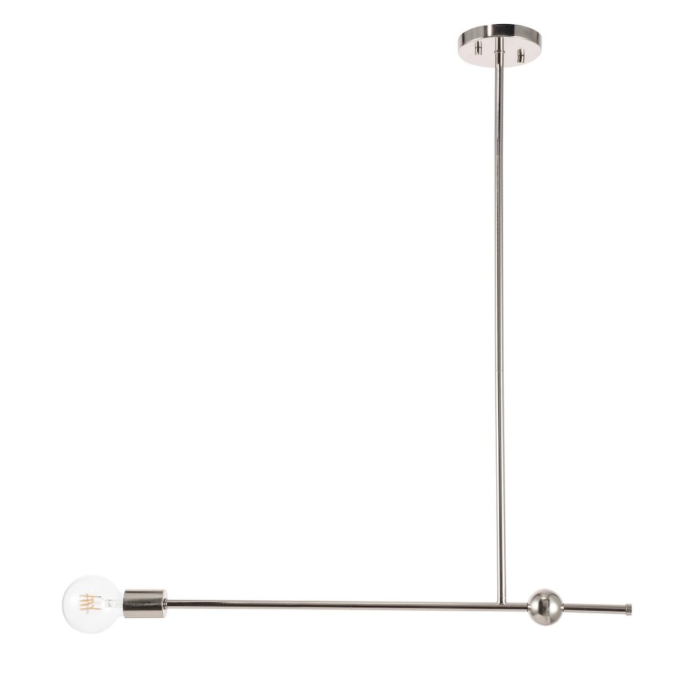Brees 1 Light Chrome  Pendant. Picture 3
