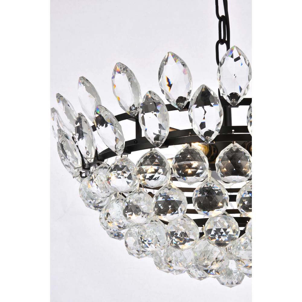 Emilia 20 inch pendant in black. Picture 4