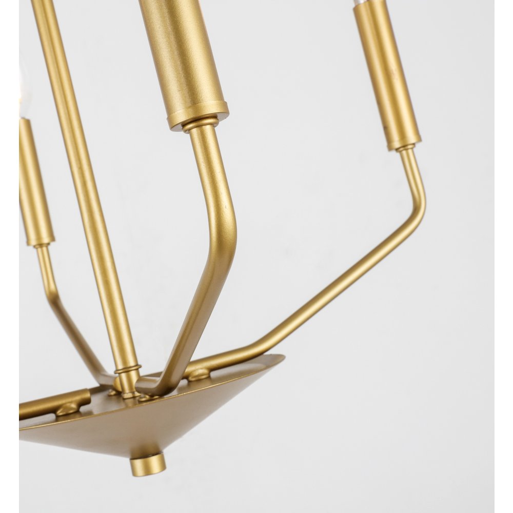 Enzo 4 Light Brass Pendant. Picture 12