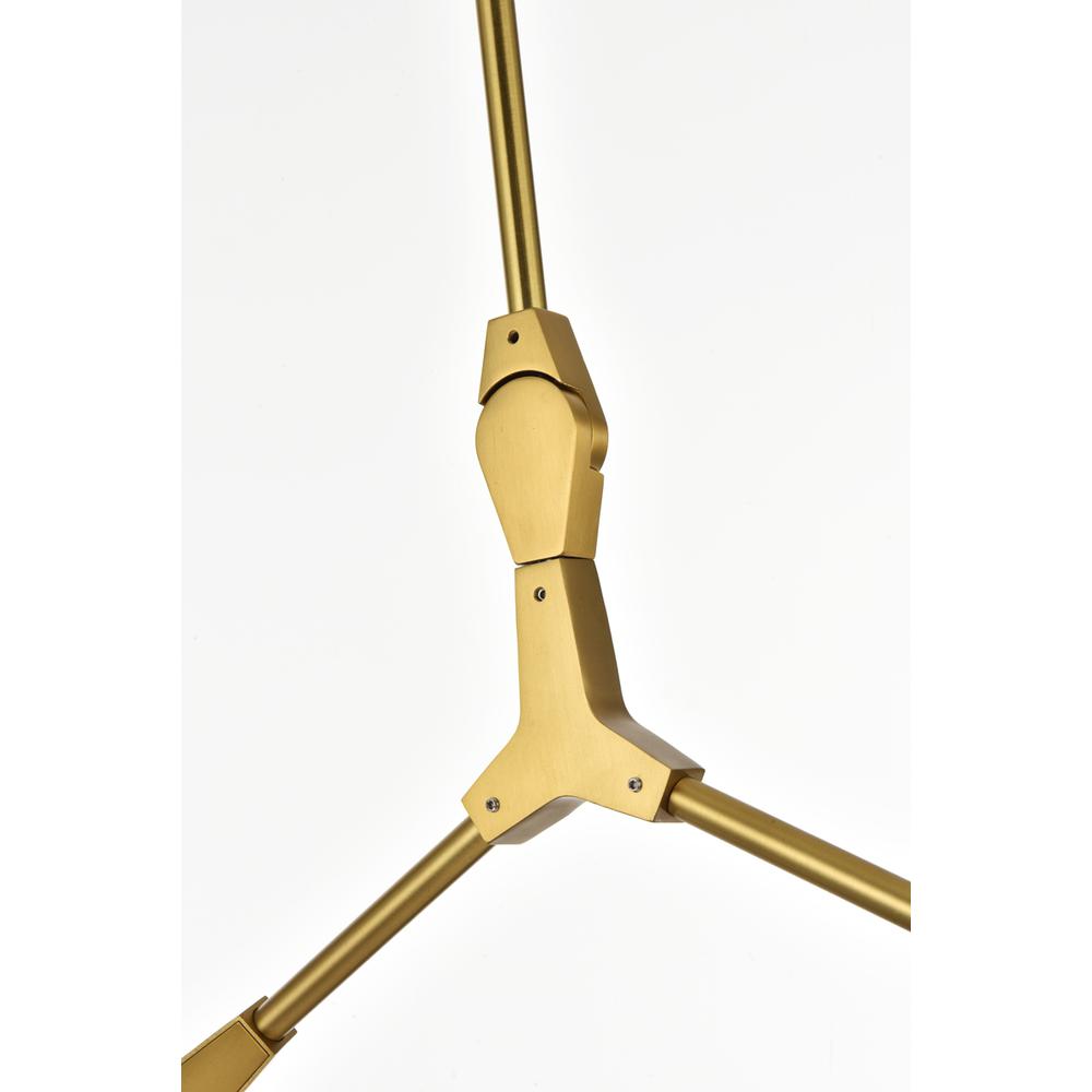 Cavoli 49 inch Chandelier in Brass. Picture 4
