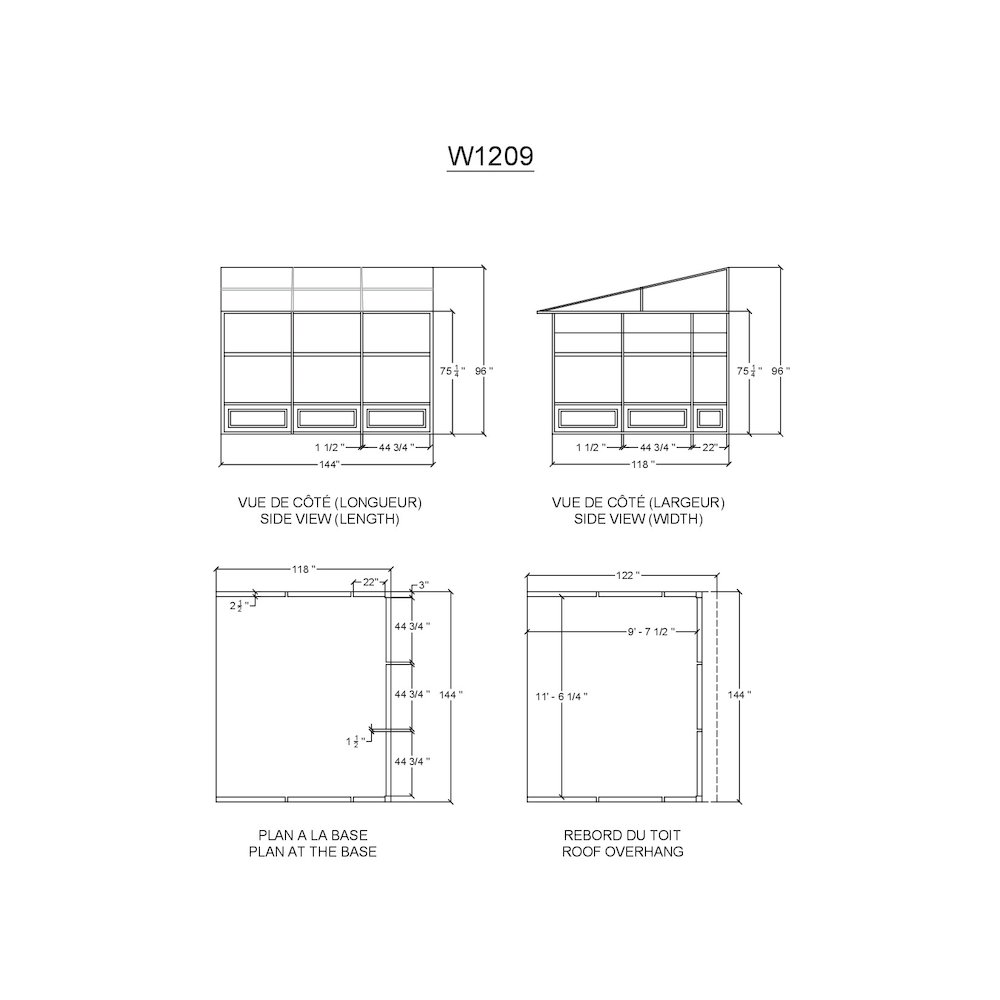 Florence Add-A-Room 10 Ft. x 12 Ft. in Slate. Picture 6