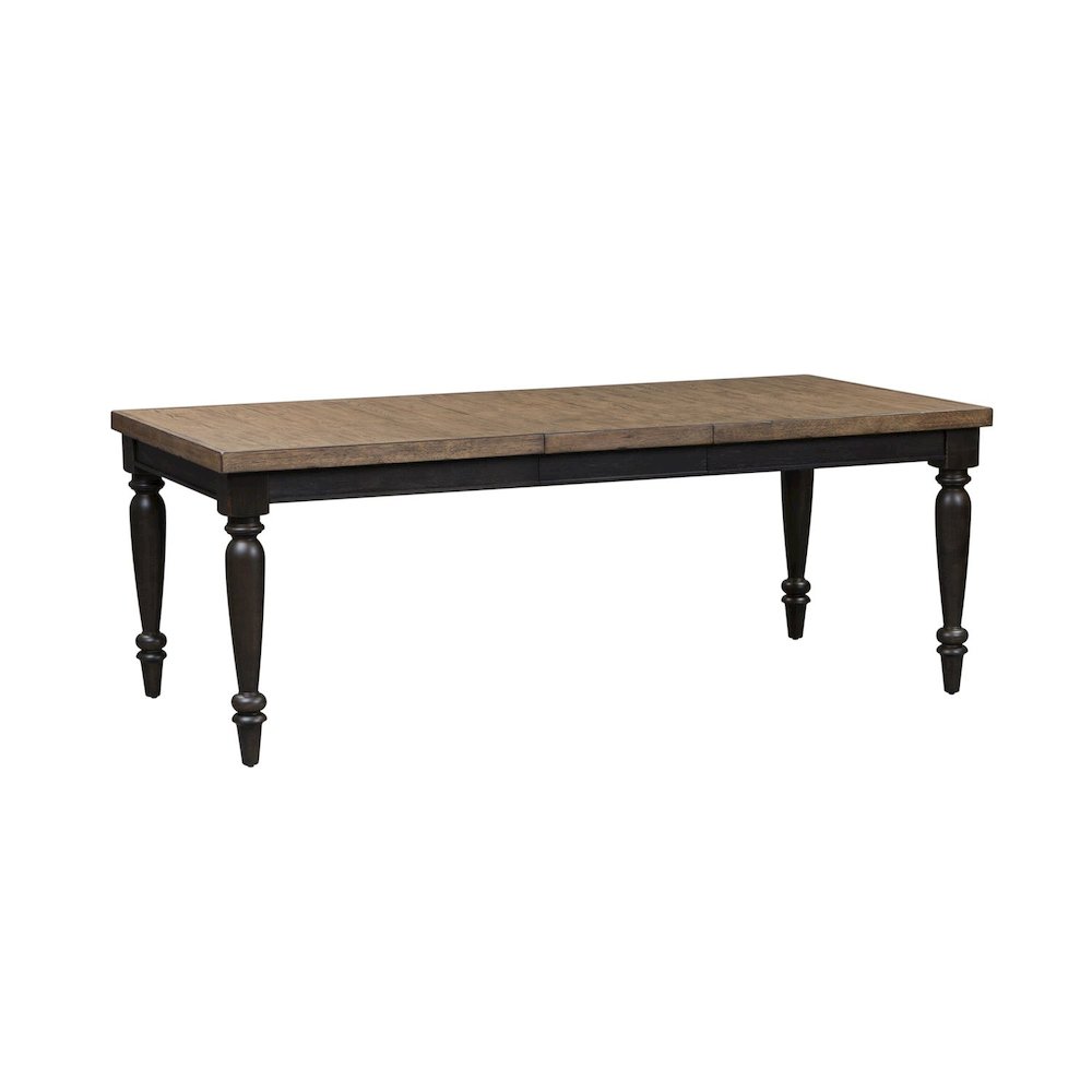 Harvest Home Rectangular Leg Table in Chalkboard. Picture 2