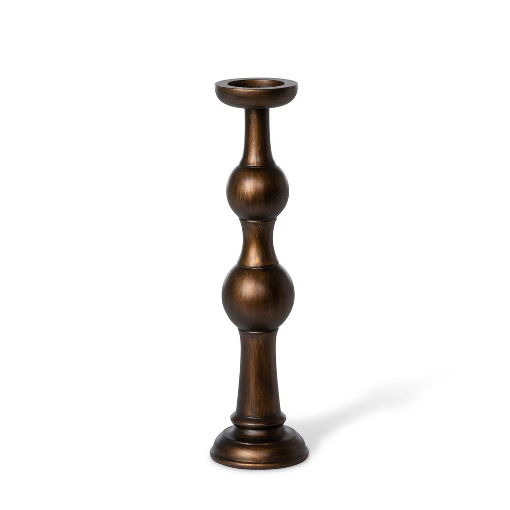 Manor Hearth Wood Candle Holder Medium. Picture 1
