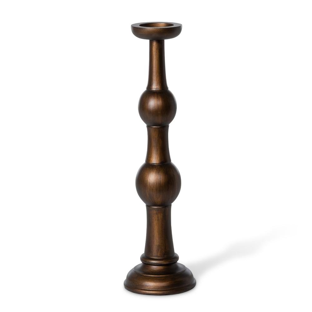 Manor Hearth Wood Candle Holder Large. Picture 1