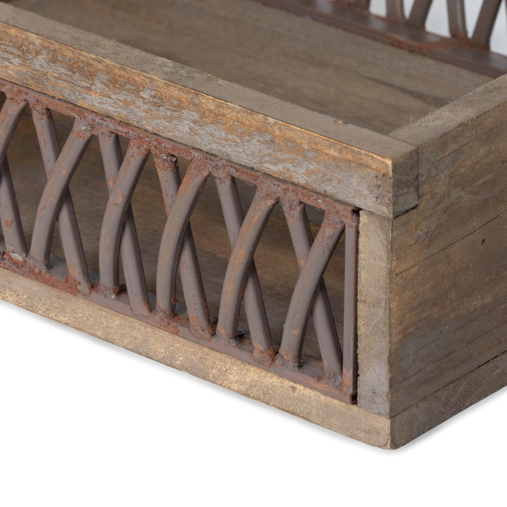 Iron Lattice Garden Trug. Picture 8