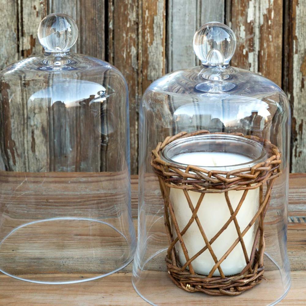 Candle Cover Bell Jar 6" x 9". Picture 4