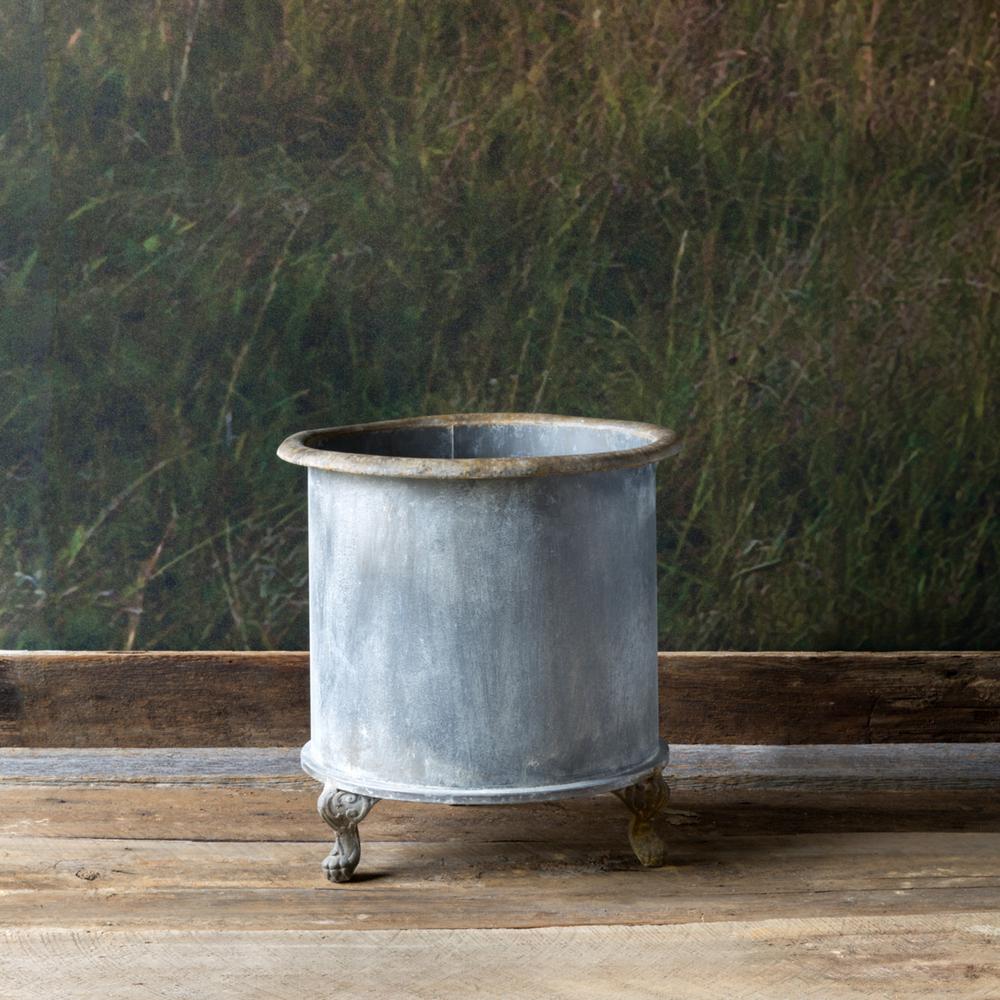 Medium Footed Creamery Tank Planter. Picture 7
