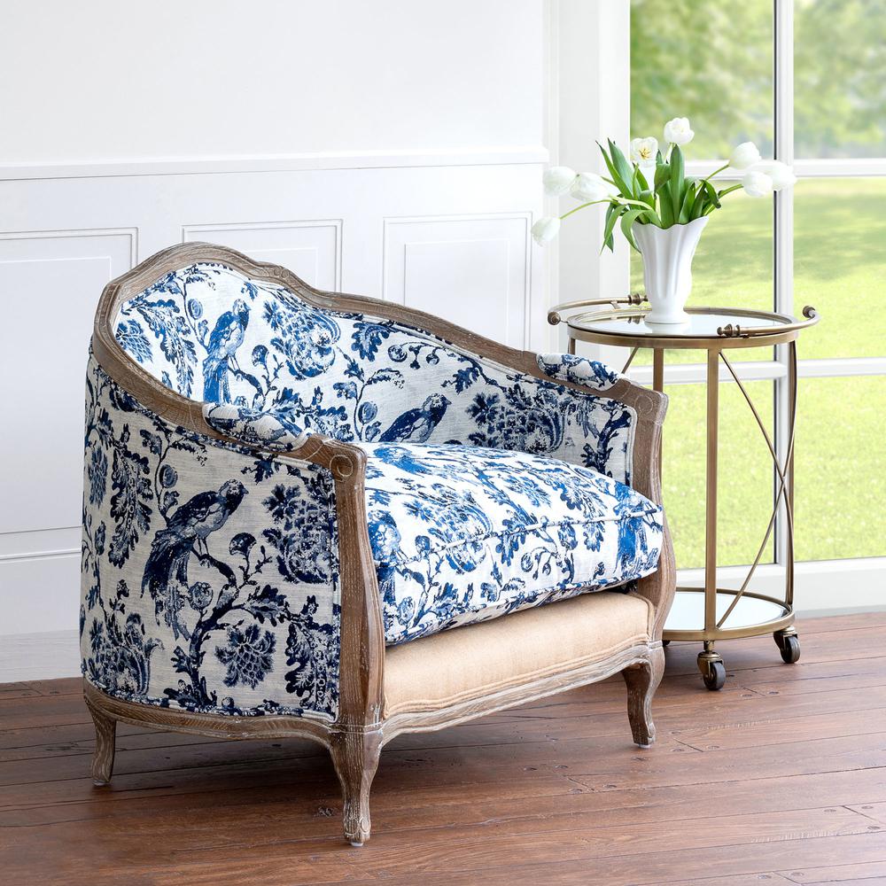 Bluebird Toile Settee. Picture 13