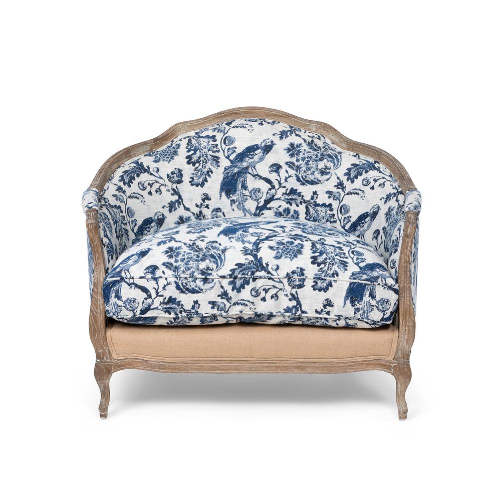 Bluebird Toile Settee. Picture 14