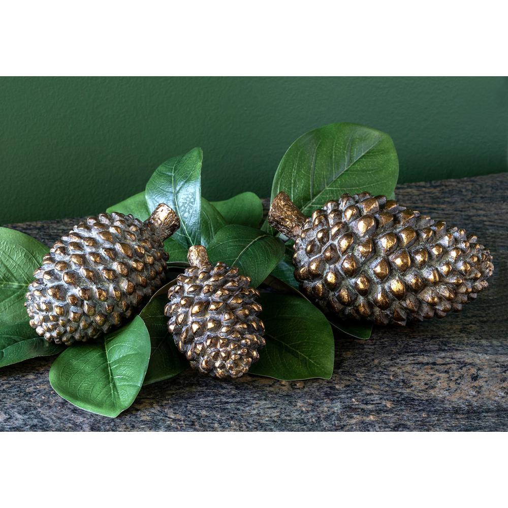Bronze Pine Cone, Small. Picture 8