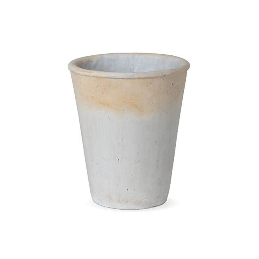 Distressed Concrete Tall Planter Large. Picture 1