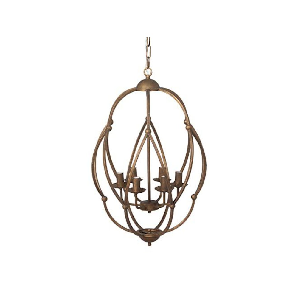Raleigh Bronze Chandelier. Picture 1