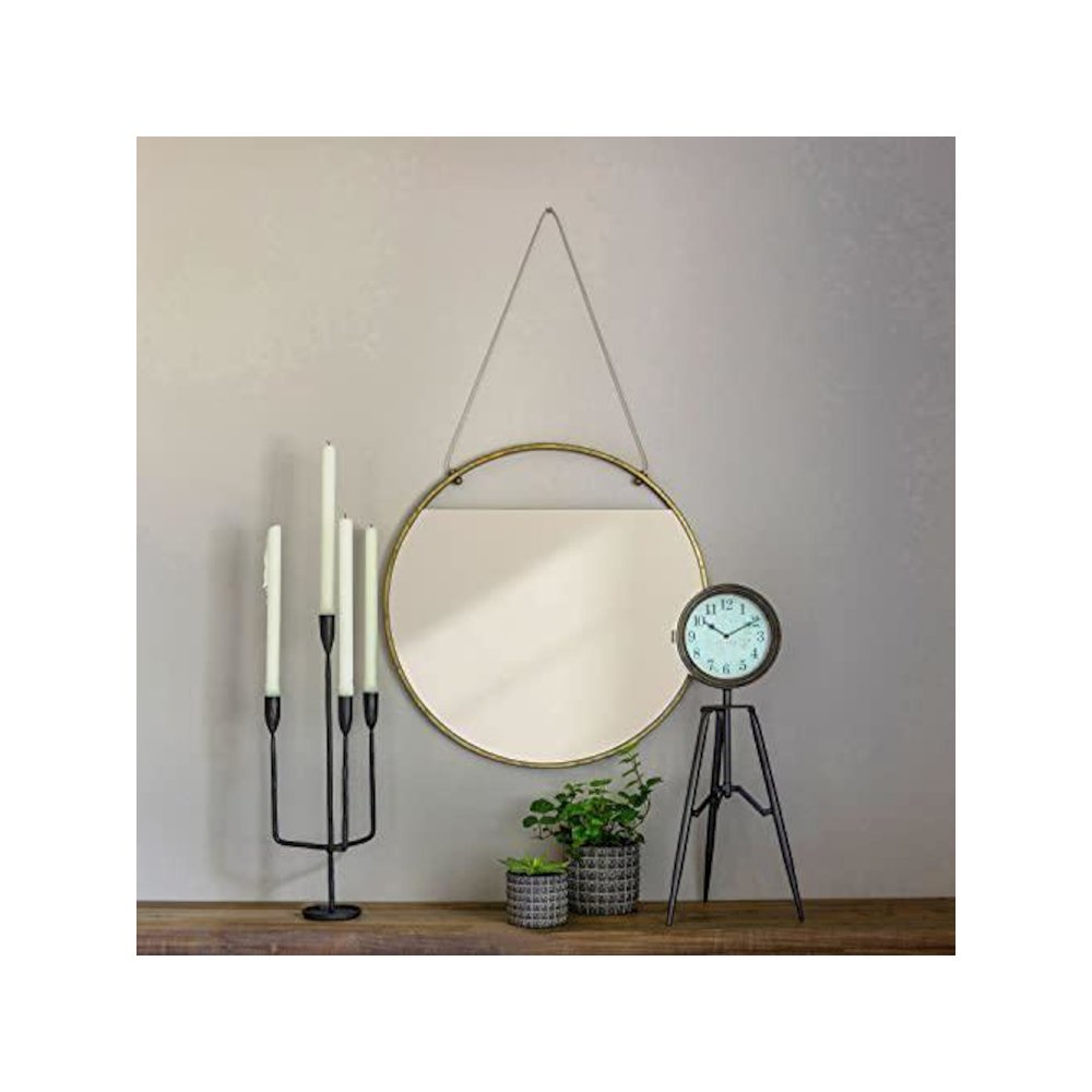 Gable Round Mirror. Picture 1