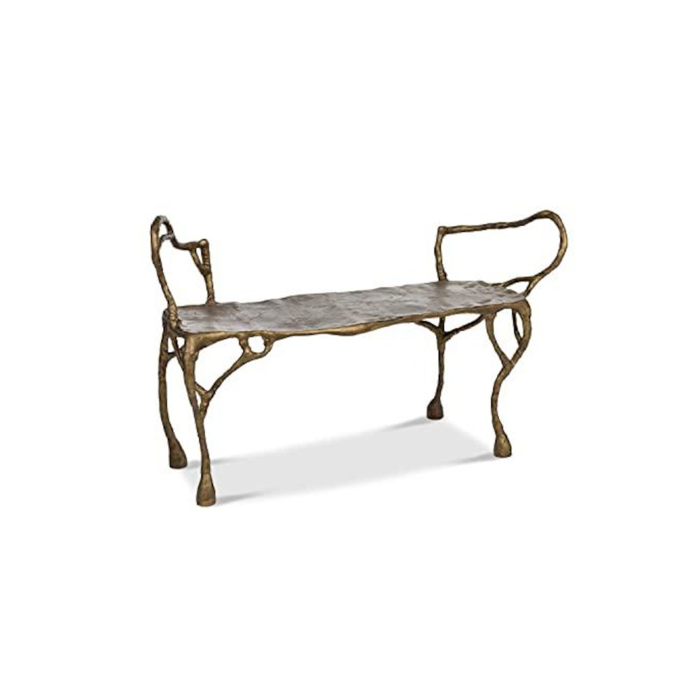 Cast Aluminum Organic Root Bench. Picture 1