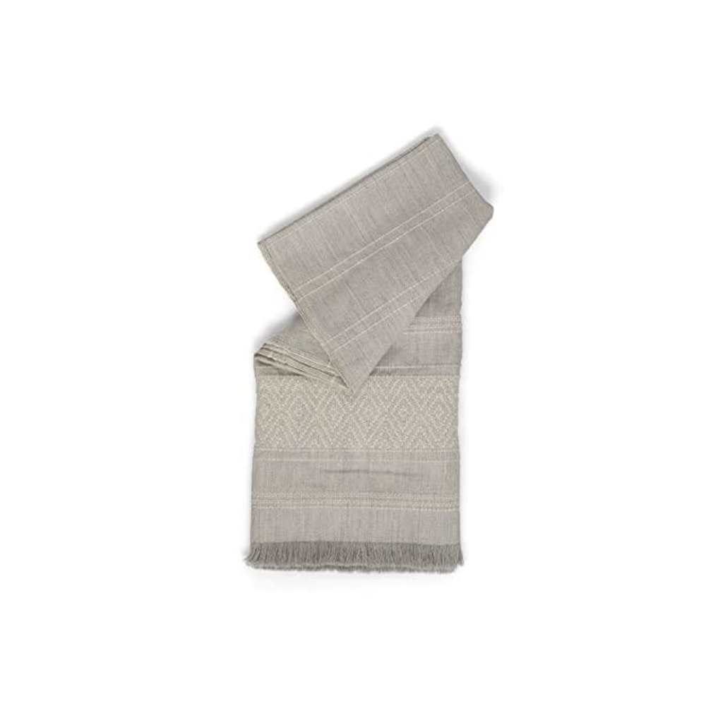 Diamond Pattern Alpaca Wool Throw. Picture 1