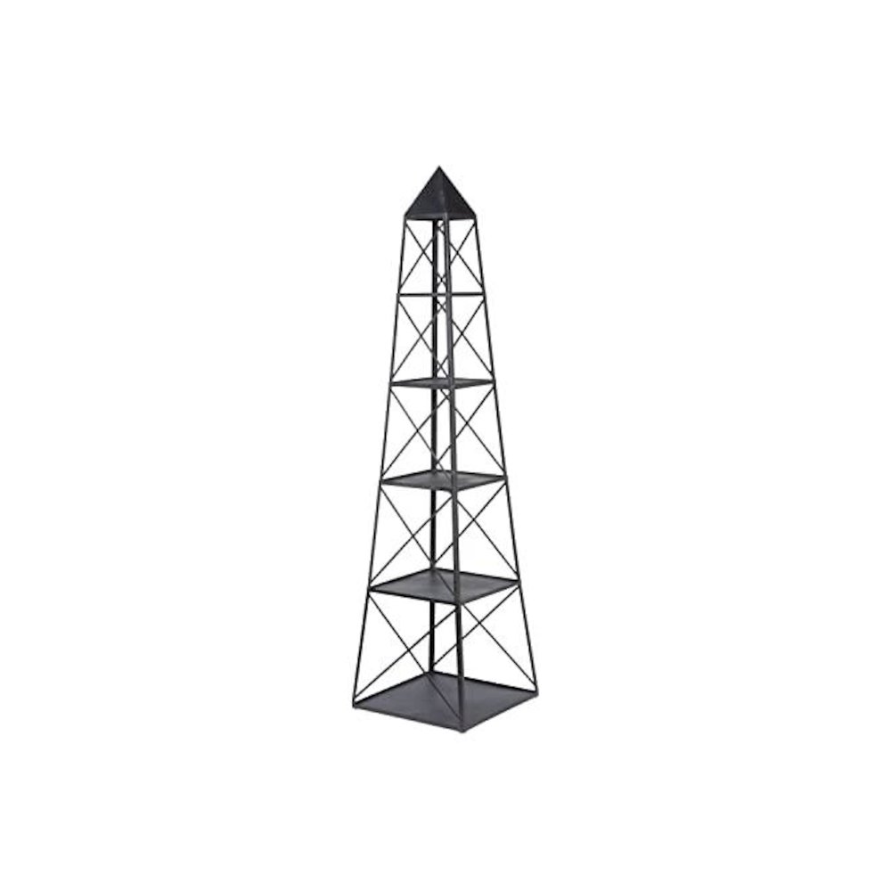 Stackable Antique Black Obelisk. Picture 1