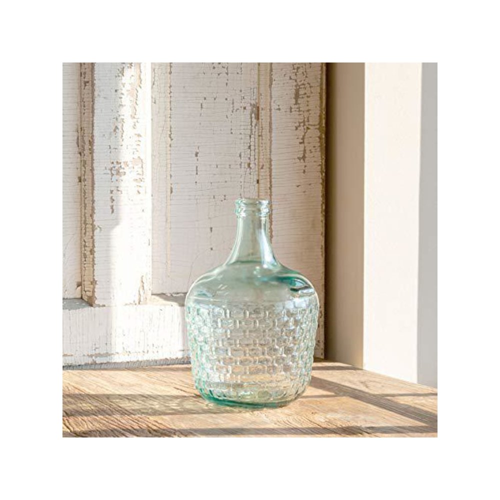 Cellar Bottle Embossed Basketweave Small. Picture 1